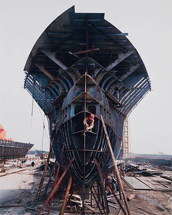 Shipyard #12, Qili Port, Zhejiang Province, China by Edward Burtynsky sold for $16,250