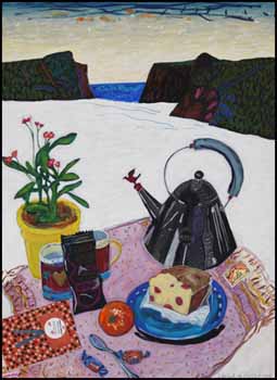 Winter Picnic #26 - Cocoa Amore by Anne Meredith Barry sold for $4,095