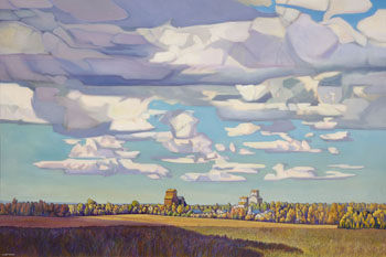 Autumn, Saskatchewan by Richard (Dick) Ferrier sold for $10,000