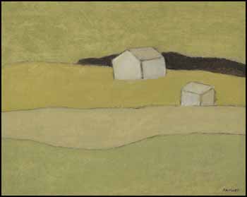 Landscape with Houses by Barker Fairley vendu pour $6,490
