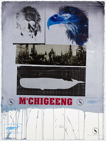 M'Chigeene by Carl Beam sold for $1,000