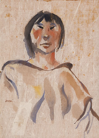 Portrait of an Inuk by James Archibald Houston sold for $250