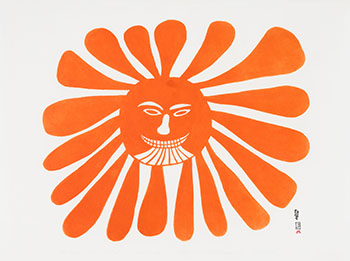 The Woman Who Lives in the Sun by Kenojuak Ashevak sold for $79,250