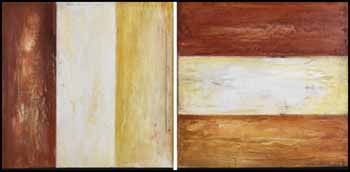 Untitled (Diptych: Stripes) by Greg Murdock vendu pour $702