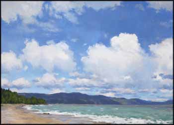 Deserted Beach Near Owen Sound by Douglas Edwards sold for $1,750