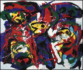 Wingy People by Karel Appel vendu pour $64,350