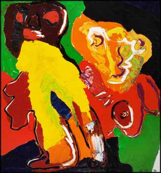 Mother and Child by Karel Appel vendu pour $64,900
