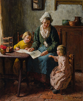 Woman with Children by Bernard Pothast