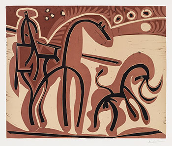 Picador et Taureau (Picador and Bull) by Pablo Picasso