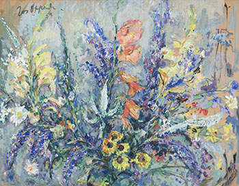 Large Flowers by Josef Oppenheimer