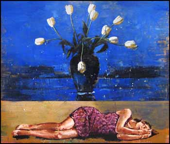 Le poids des fleurs #3 by Jacques Payette sold for $14,950