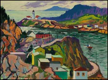 The Battery, St. John's, Newfoundland by Henri Leopold Masson vendu pour $12,870