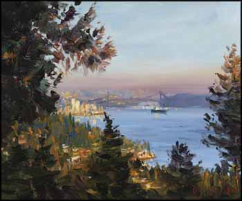 Evening Glow, West Vancouver by Daniel Izzard sold for $2,500