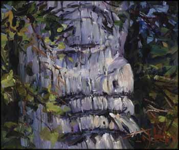 Bear Totem, Queen Charlotte Islands, BC by Daniel Izzard sold for $1,750