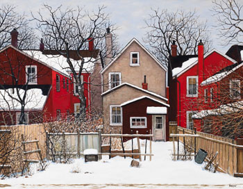 Behind Grange Avenue, Toronto by John Kasyn vendu pour $23,600