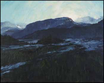 Landscape by Daniel Izzard sold for $1,250