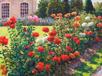 Rodan's Flower Garden by Ron Hedrick sold for $3,750