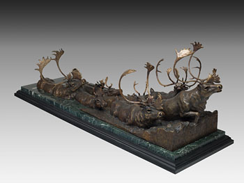 Seal River Crossing by Peter Sawatzky sold for $17,500