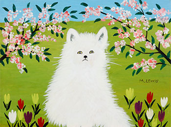White Cat by Maud Lewis sold for $37,250