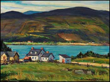 On the Isle of Orleans, Looking Toward North Shore by Thomas Hilton Garside sold for $3,218