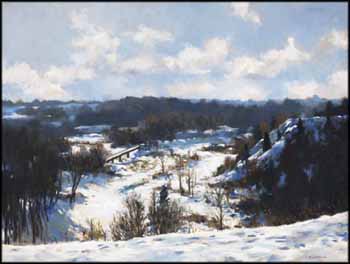 Winter Landscape by Douglas Edwards sold for $1,375
