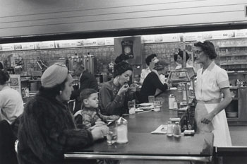Luncheonette at Woolworths, Montreal, 1956 by Sam Tata sold for $3,245
