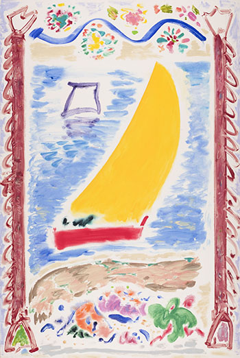 The Yellow Sail by Paul Fournier sold for $3,750