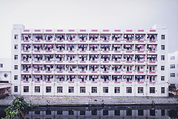 Manufacturing #4, Factory Worker Dormitory, Dongguan Guangdong, China by Edward Burtynsky sold for $16,250