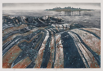 Island Shore #1, Georgian Bay by Edward John Bartram sold for $1,625