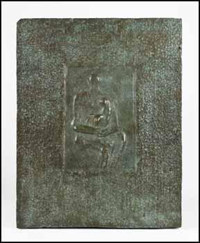Relief: Seated Mother and Child by Henry  Moore sold for $22,230