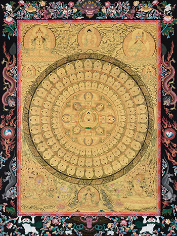 Mandala of Buddha Akshobya by Romio Shrestha