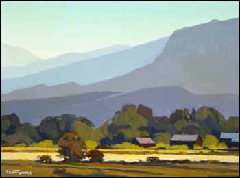 Okanagan Valley, BC by Richard (Dick) Ferrier sold for $2,300