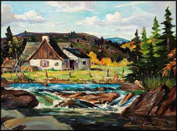October Day Near Morin Heights, Quebec by Thomas Hilton Garside sold for $2,125