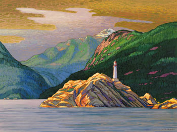 Beacon, Howe Sound by Nicolas J. Bott