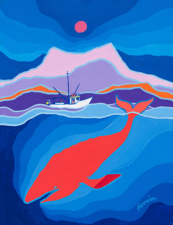 Lone Leviathan by Ted Harrison